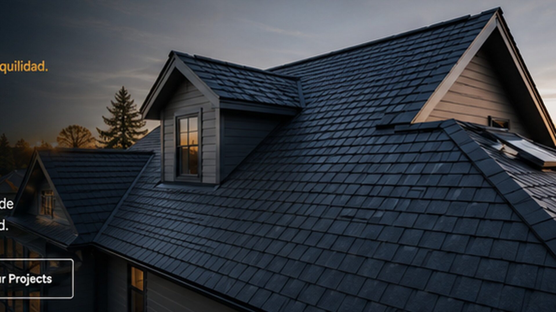 Roofing visual inspiration, not a completed Innovarix project